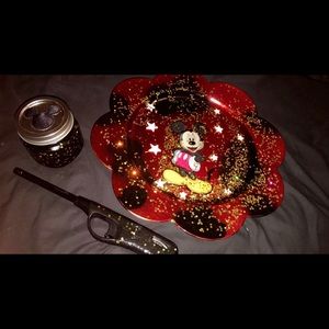 Mickey Mouse Rolling Tray Set!! Brand New!!